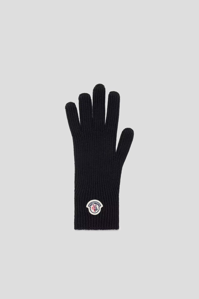 Ανδρικό Μαύρο Wool Gloves MONCLER MONCLER