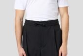 Ανδρικό Μαύρο Wool Short Pants HUGO