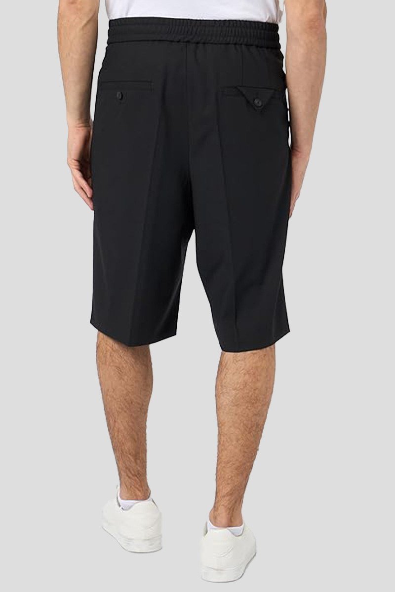 Ανδρικό Μαύρο Wool Short Pants HUGO
