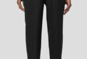 Ανδρικό Μαύρο Wool Tapered Trousers SAINT LAURENT