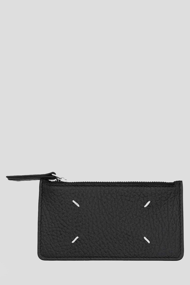 Ανδρικό-Μαύρο-Zip-EW-Card-Holder