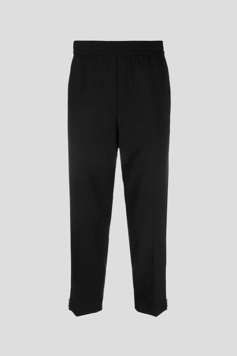 Ανδρικό Μαύρο Zip Trousers In NEIL BARRETT