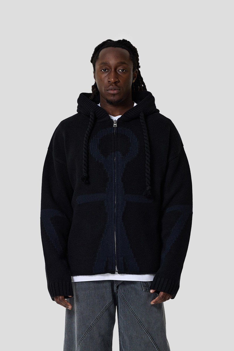 Ανδρικό Μαύρο Zip Up Anchor JWANDERSON