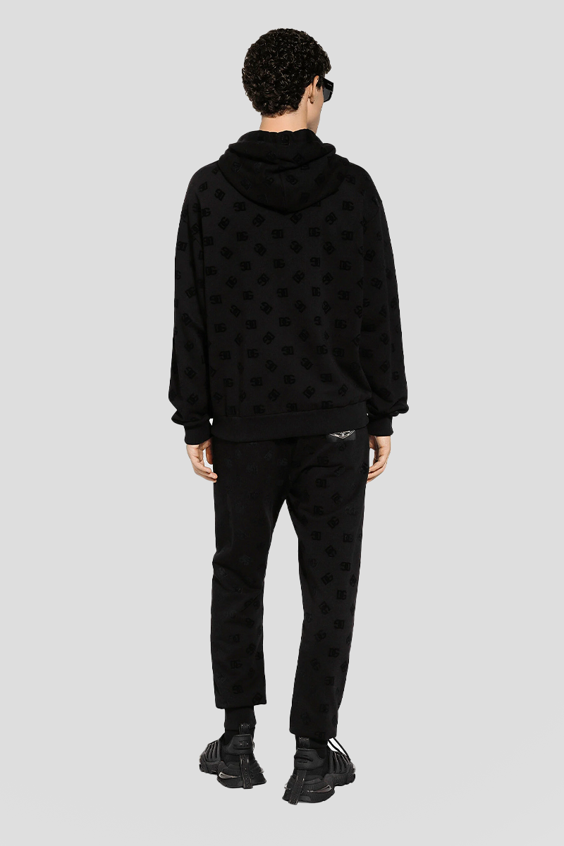 Ανδρικό Μαύρο Zip up Hoodie DOLCE&GABBANA