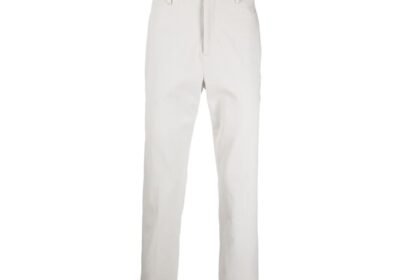 Ανδρικό-Μπεζ-Buckled-Cuff-Tapered-Trousers-Stone-NEIL-BARRETT