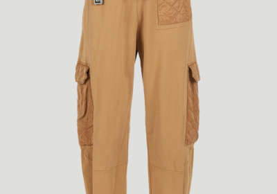 Ανδρικό-Μπεζ-Camel-Oversize-Sweat-Pants-ICEBERG