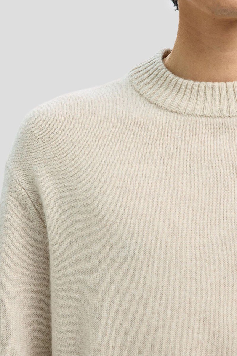 Ανδρικό Μπεζ Cashmere Blend Knitted SELECTED HOMME