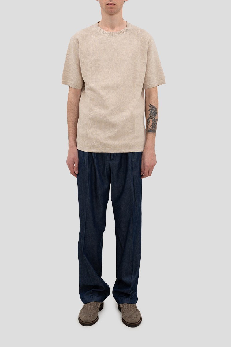 Ανδρικό Μπεζ Cotton Knit T ASPESI