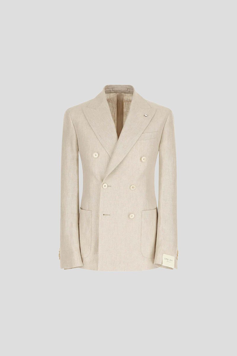 Ανδρικό Μπεζ Double Breasted TOM LUBIAM