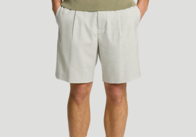 Ανδρικό-Μπεζ-Drawstring-Shorts-SELECTED-HOMME