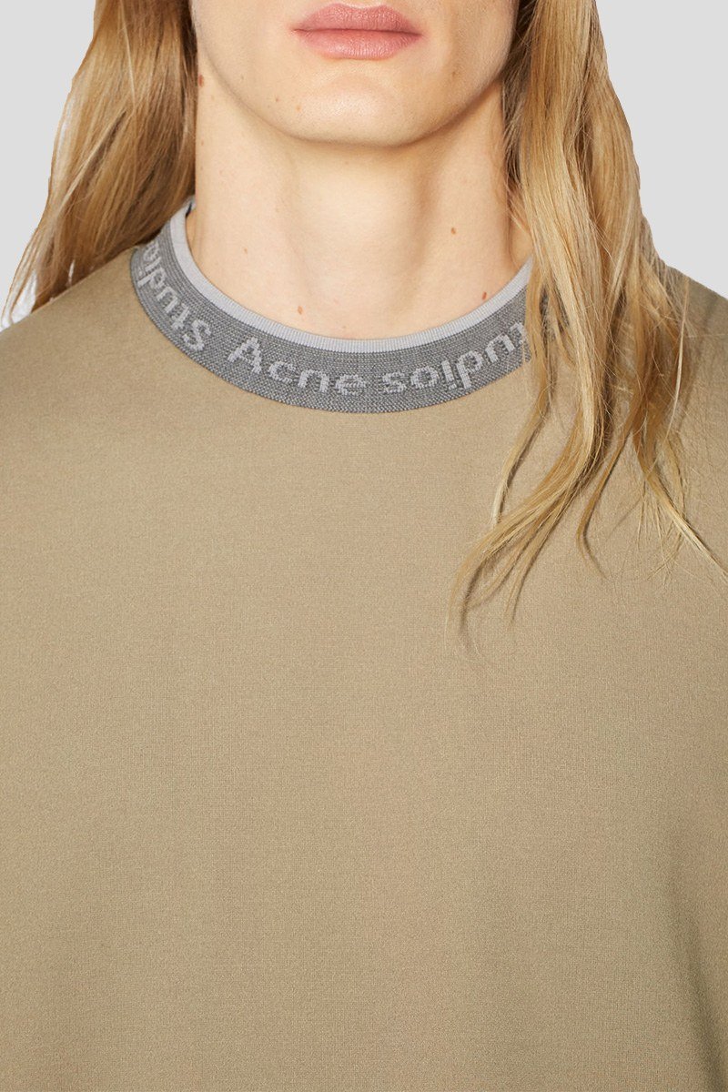 Ανδρικό Μπεζ Logo Binding T ACNE STUDIOS
