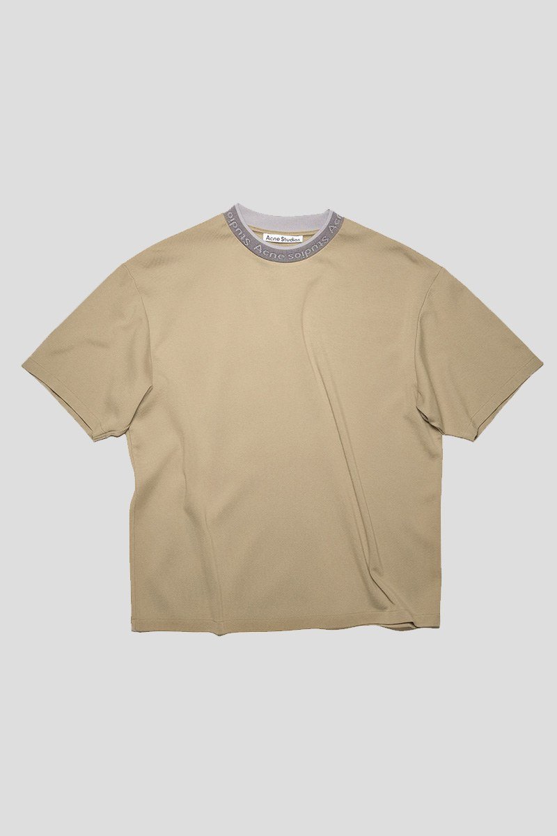 Ανδρικό Μπεζ Logo Binding T ACNE STUDIOS