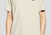 Ανδρικό Μπεζ Logo T Shirt MONCLER