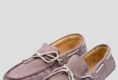 Ανδρικό Μπεζ Pink Suede Loafers SELECTED HOMME