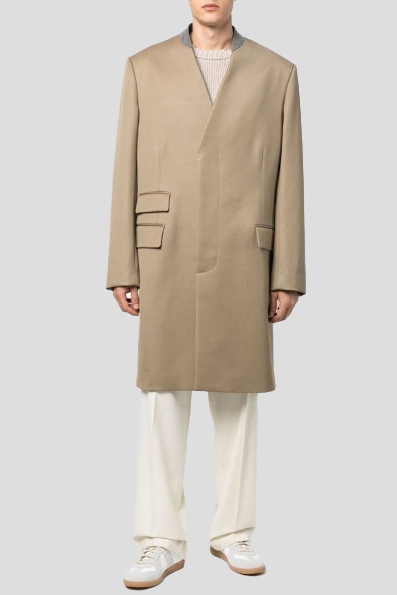 Ανδρικό Μπεζ Single Breasted Wool MAISON MARGIELA