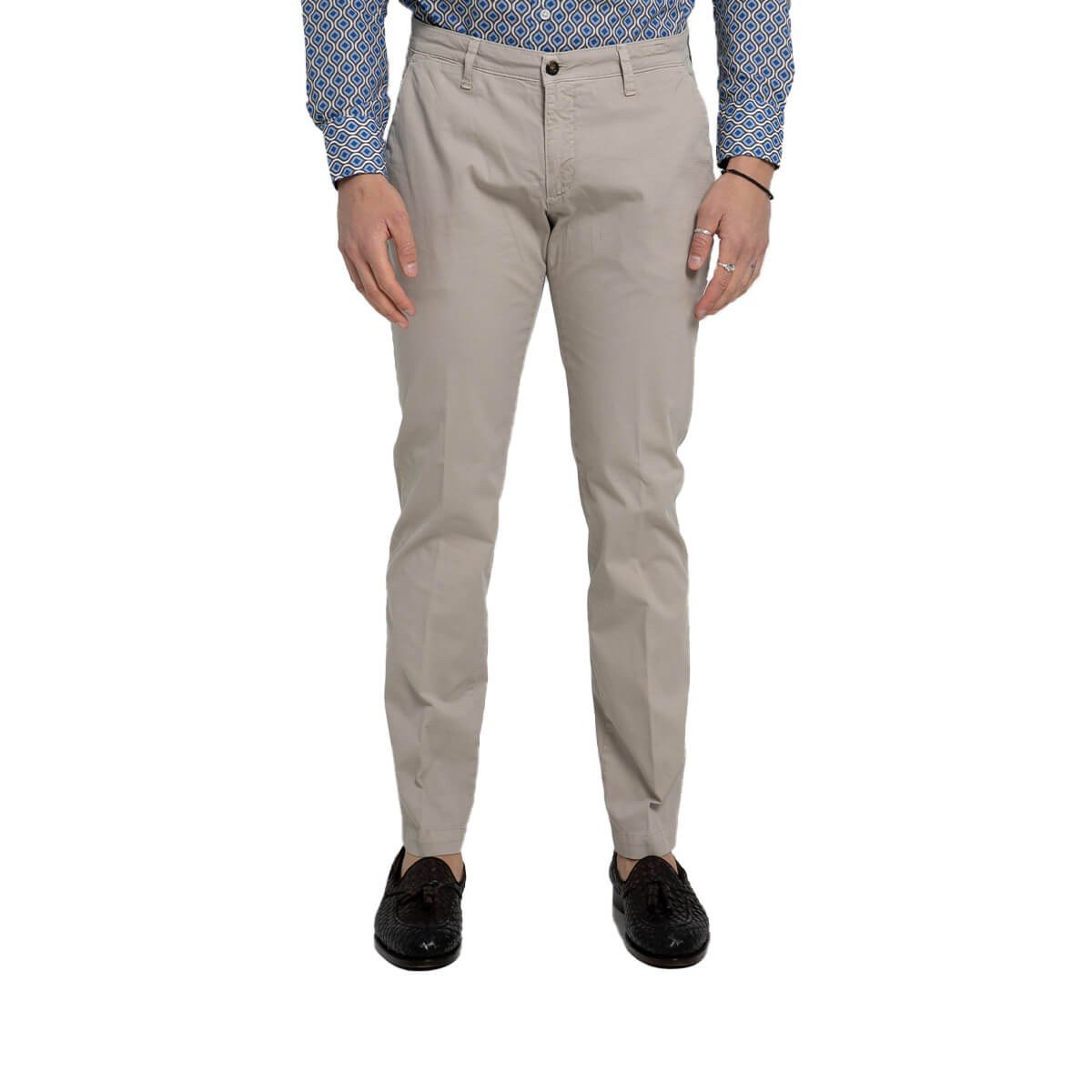 Ανδρικό Μπεζ Straight Leg Chino FOUR TEN