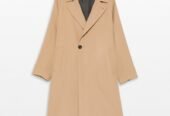 Ανδρικό Μπεζ Surbo Buttoned Coat HEVO