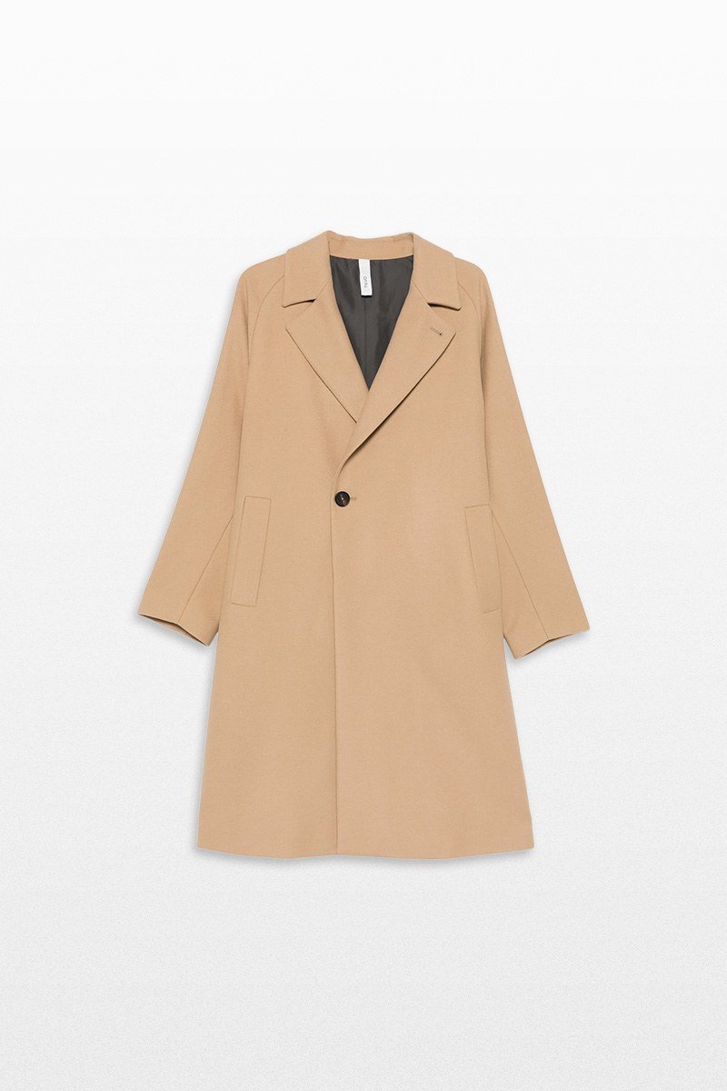 Ανδρικό Μπεζ Surbo Buttoned Coat HEVO