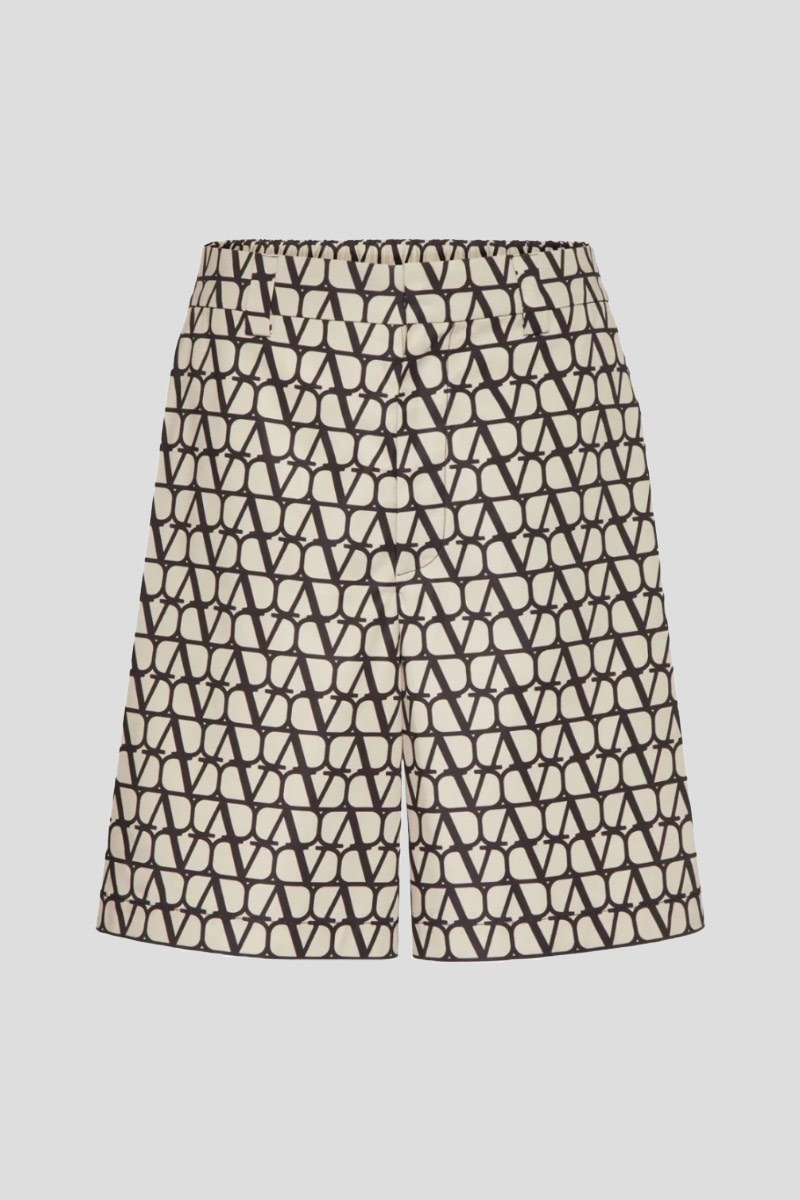 Ανδρικό-Μπεζ-Toile-Iconographe-Shorts-VALENTINO-GARAVANI