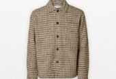 Ανδρικό Μπεζ Wool Blend Overshirt SELECTED HOMME