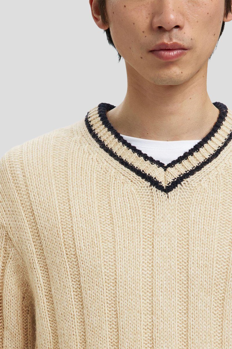 Ανδρικό Μπεζ Wool Blend V SELECTED HOMME