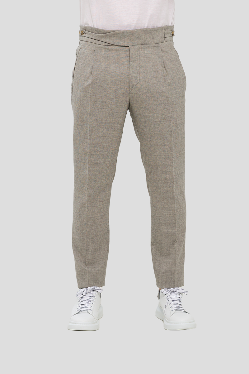 Ανδρικό-Μπεζ-Βeige-Trousers-BERWICH