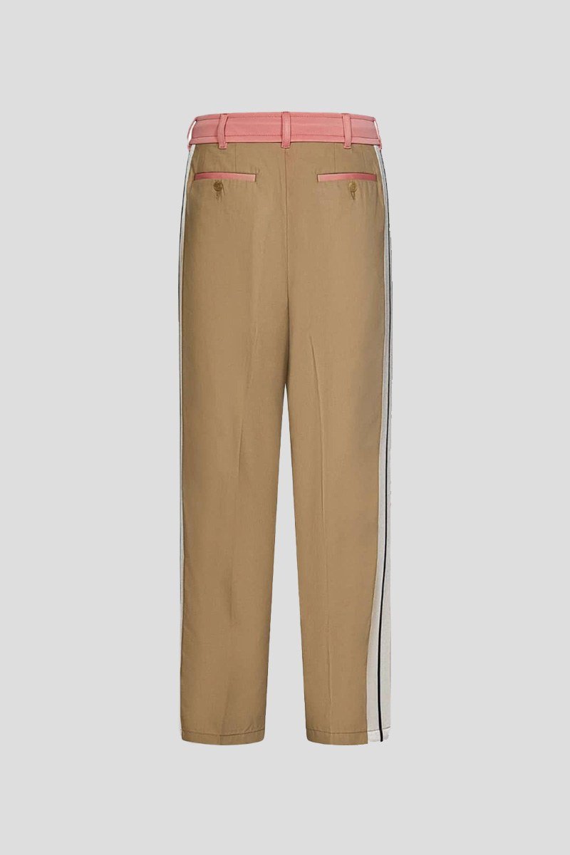 Ανδρικό Μπεζ Τrack Belt Pants PALM ANGELS