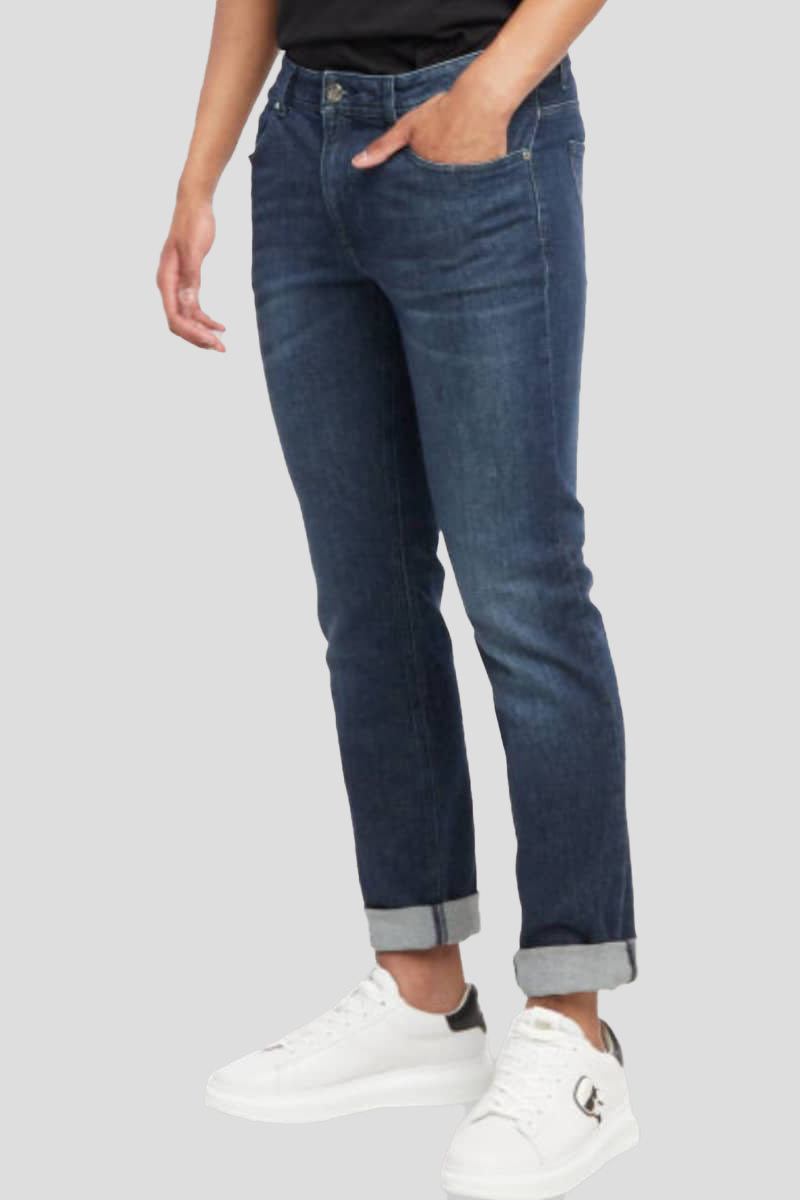 Ανδρικό Μπλε 5 Pocket Jeans KARL LAGERFELD