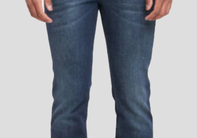 Ανδρικό-Μπλε-5-Pocket-Jeans-KARL-LAGERFELD