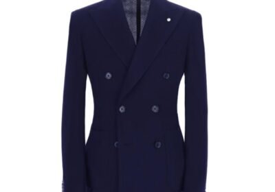 Ανδρικό-Μπλε-All-time-Crossed-Buttons-Jacket-LUBIAM