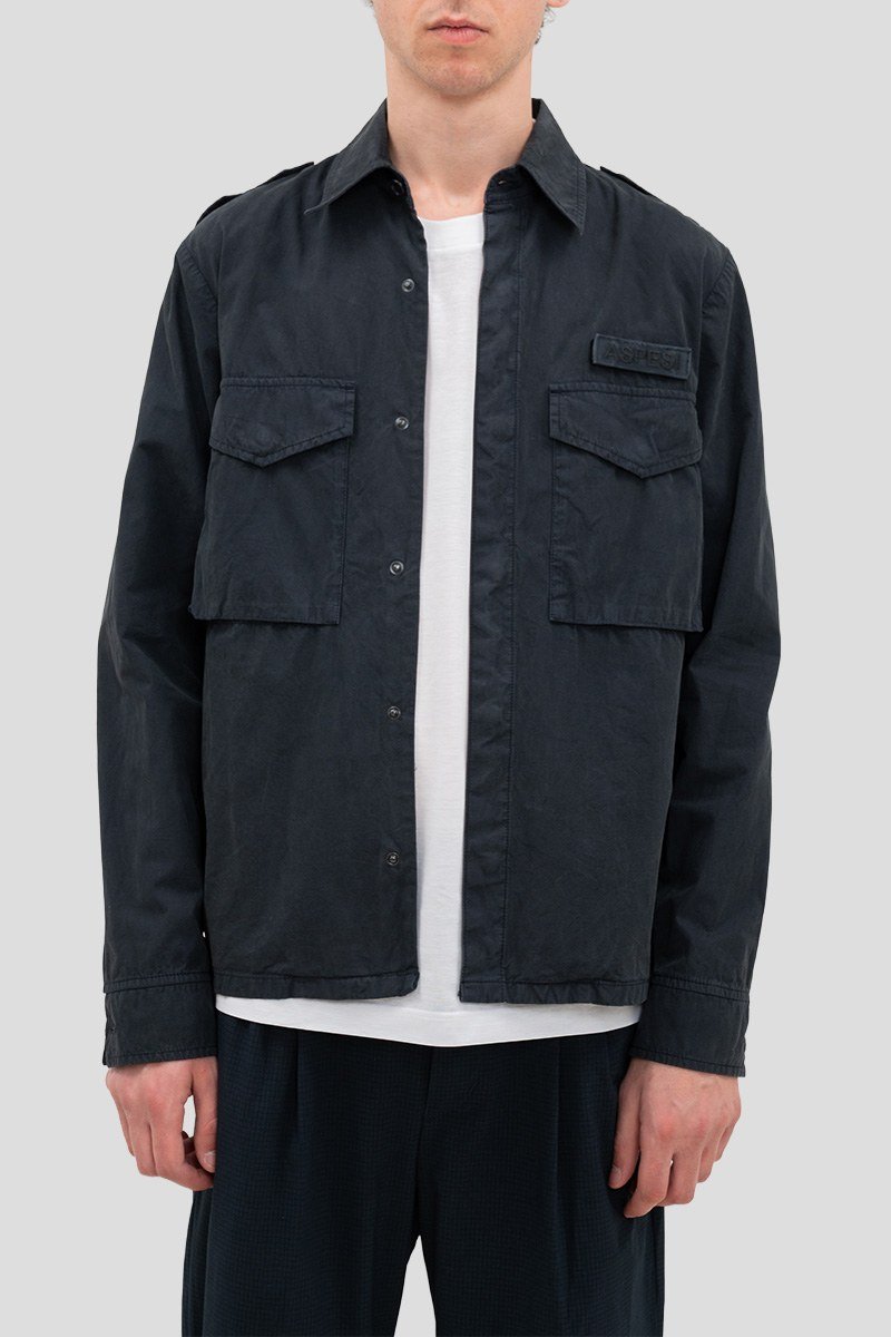 Ανδρικό-Μπλε-Blue-Field-Jacket-ASPESI