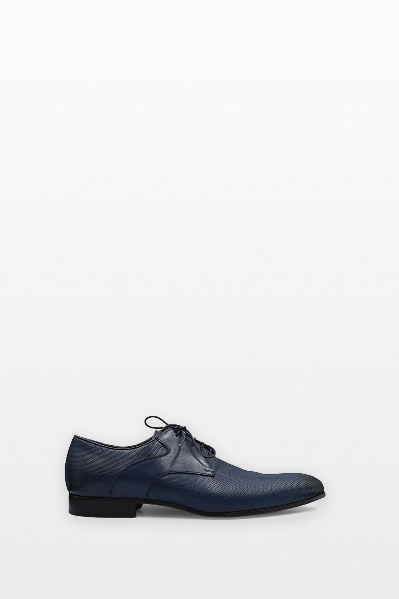 Ανδρικό-Μπλε-Blue-Lace-Up-Derby-Shoes-PHILIPPE-LANG