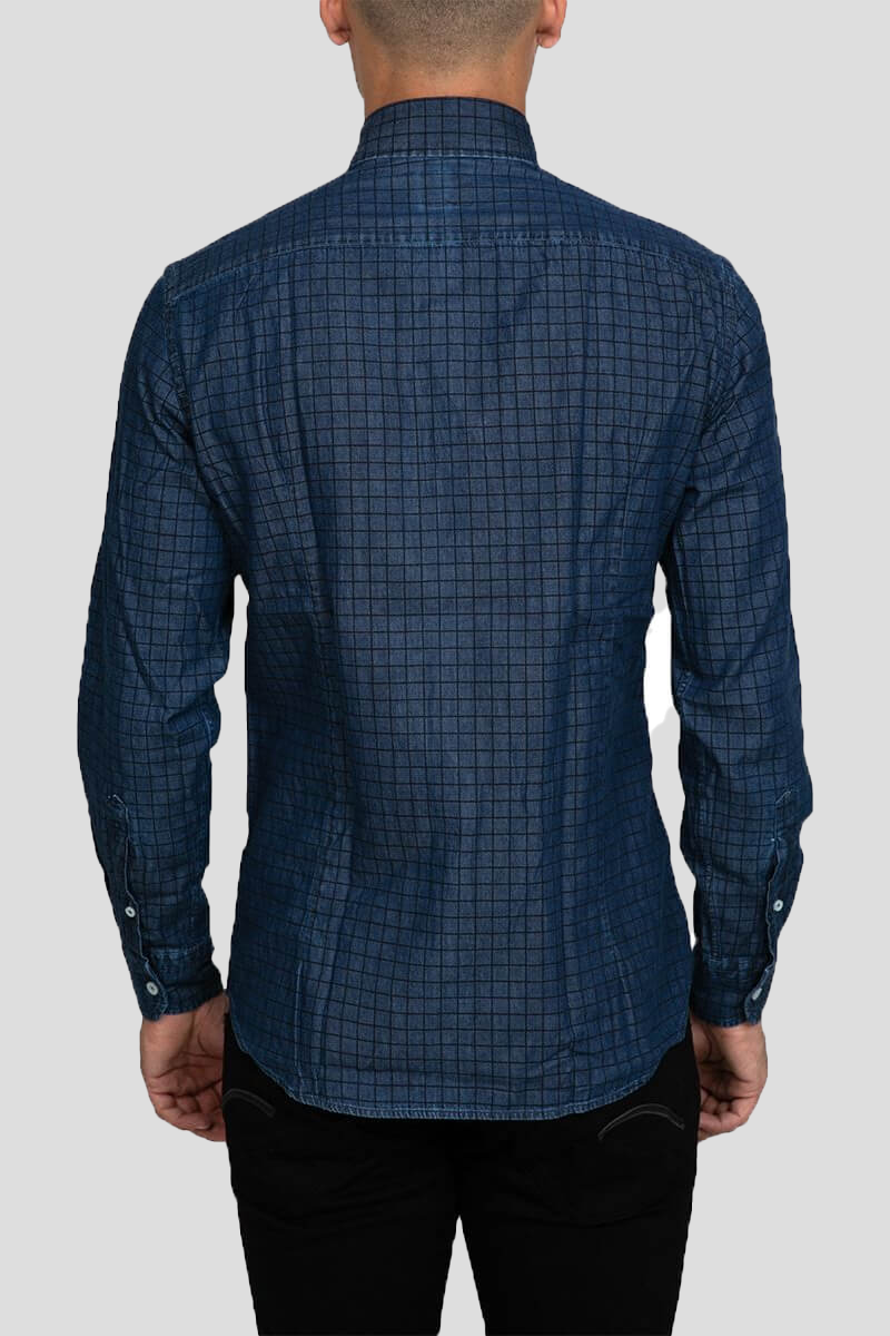 Ανδρικό Μπλε Blue Slim Fit BASTONCINO