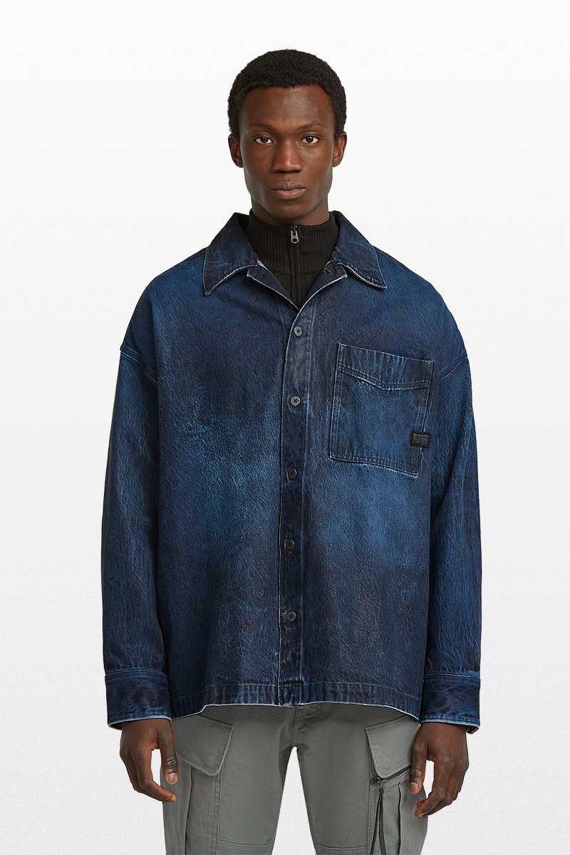 Ανδρικό Μπλε Boxy Fit Overshirt G-STAR