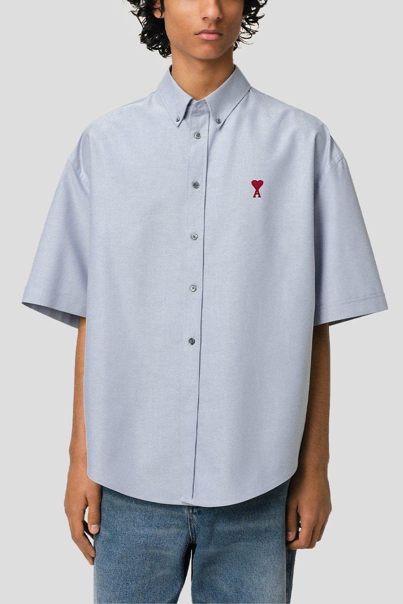 Ανδρικό Μπλε Boxy Fit Short AMI PARIS