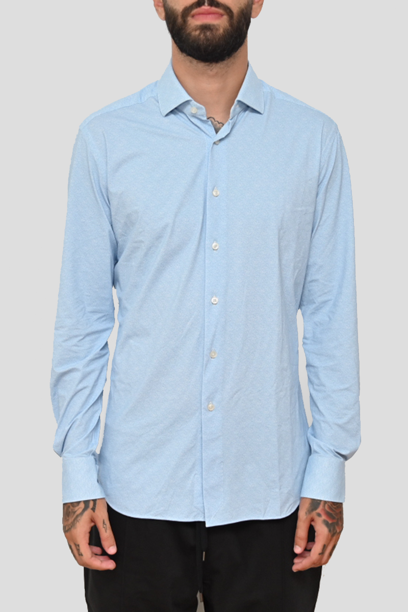 Ανδρικό Μπλε Classic Shirt In XACUS