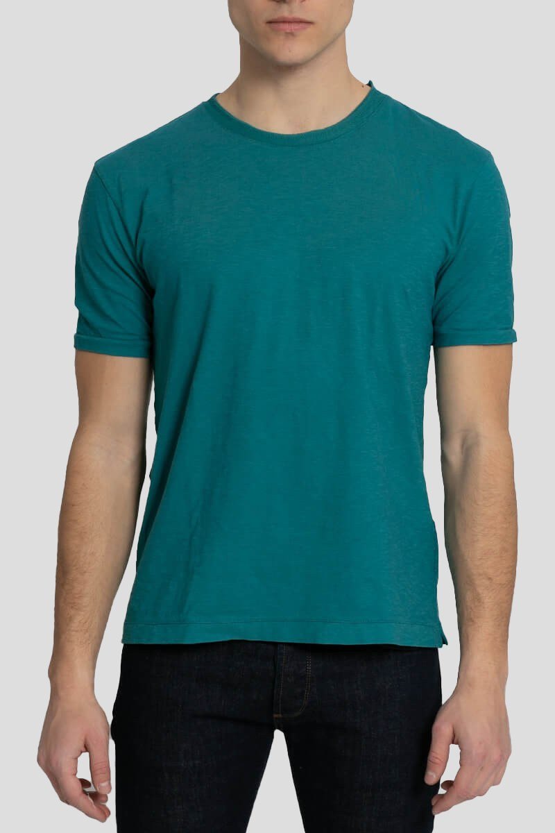 Ανδρικό Μπλε Classic T Shirt HOSIO