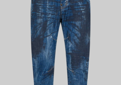 Ανδρικό-Μπλε-Dark-Black-Shadow-Wash-Combat-Jeans-DSQUARED