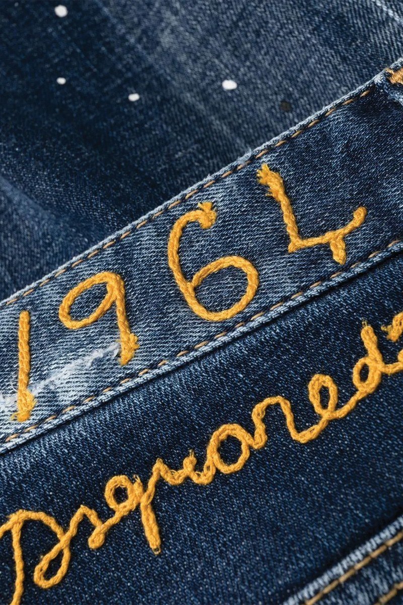 Ανδρικό Μπλε Distressed Slim fit DSQUARED