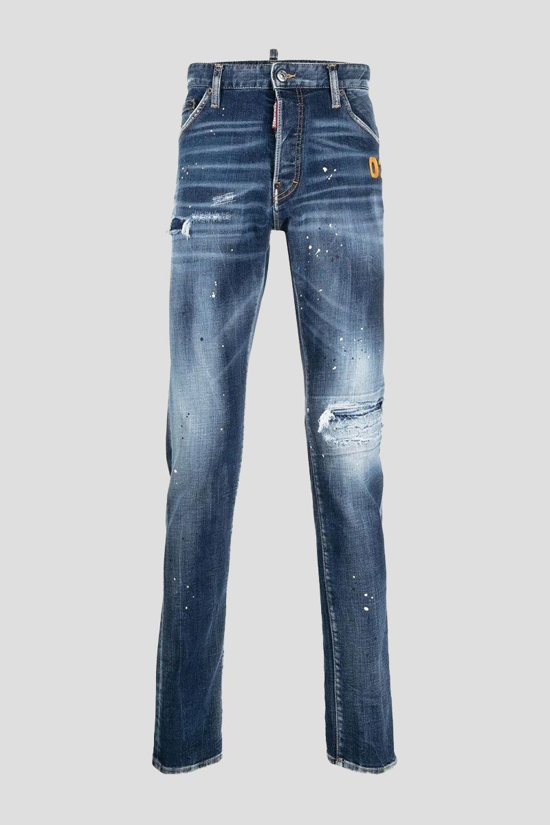 Ανδρικό Μπλε Distressed Slim fit DSQUARED