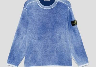 Ανδρικό-Μπλε-Garment-dyed-Shirt-STONE-ISLAND