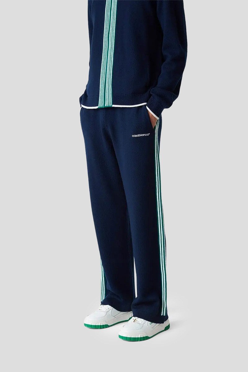 Ανδρικό Μπλε Knit Tennis Trousers CASABLANCA