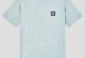 Ανδρικό Μπλε Logo Patch Tee STONE ISLAND