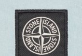 Ανδρικό Μπλε Logo Patch Tee STONE ISLAND
