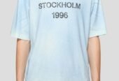 Ανδρικό Μπλε Logo T Shirt ACNE STUDIOS