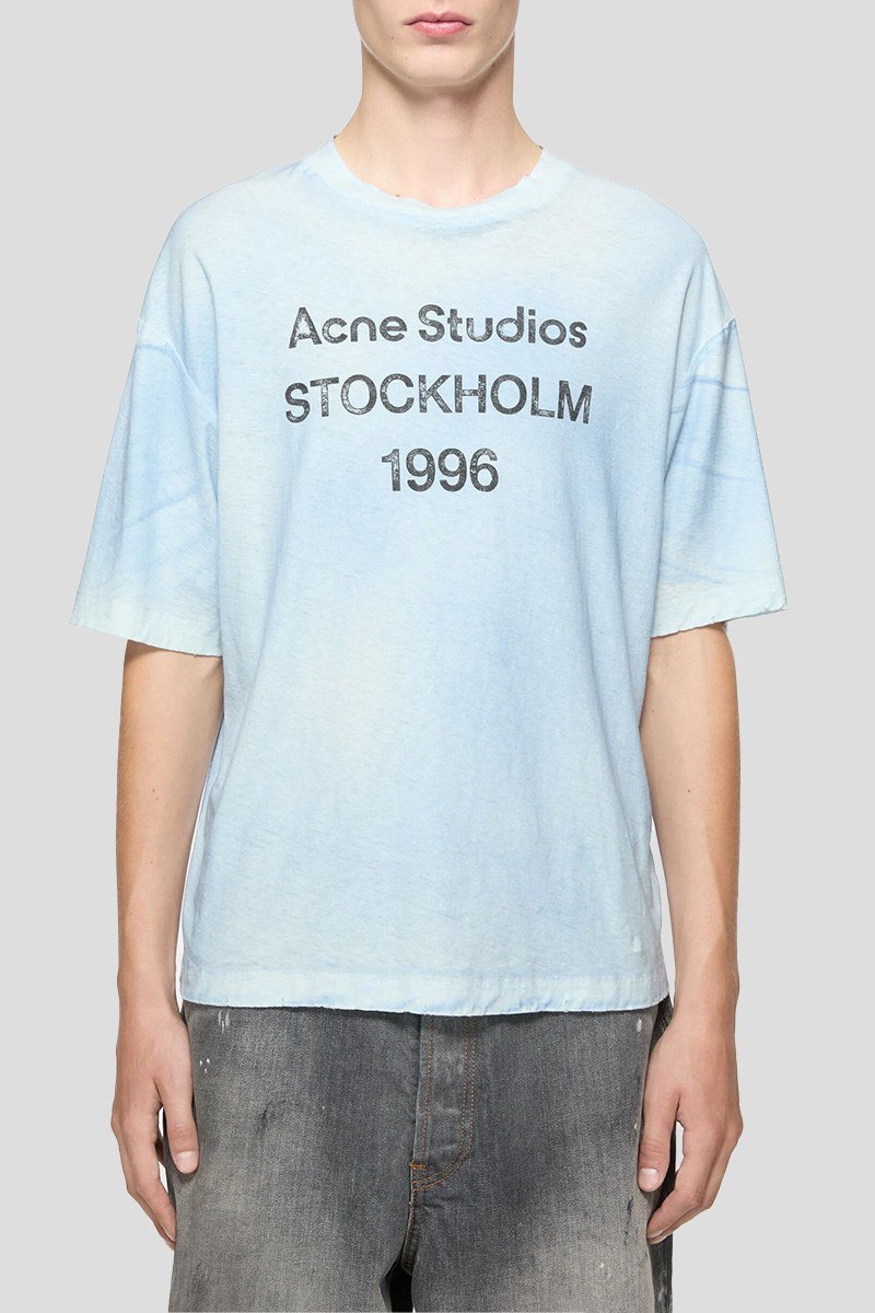 Ανδρικό Μπλε Logo T Shirt ACNE STUDIOS