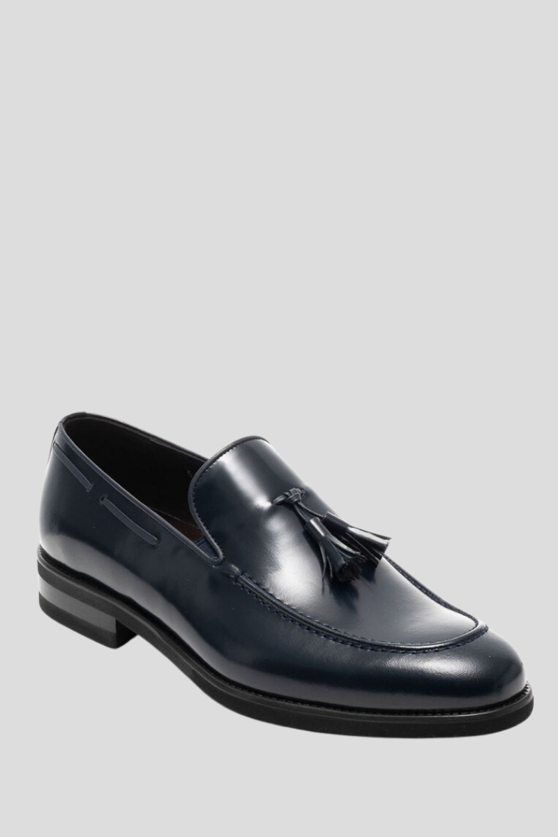 Ανδρικό Μπλε Moccasins Leather In PHILIPPE LANG