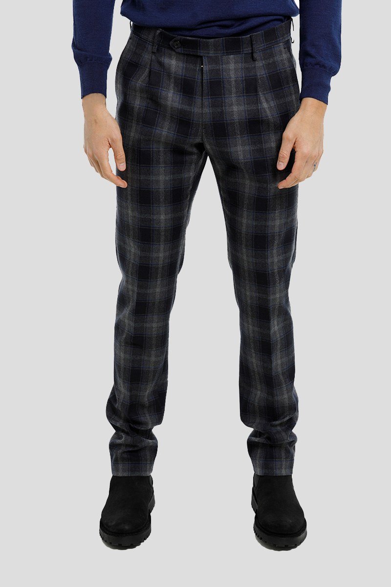 Ανδρικό-Μπλε-Morello-Electric-Blue-Trousers-BERWICH