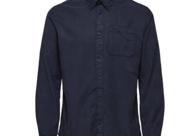 Ανδρικό-Μπλε-Patch-Pocket-ShirtNavy-SELECTED-HOMME