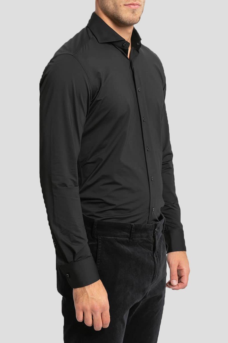 Ανδρικό Μπλε Plain Buttoned Shirt/Blue XACUS